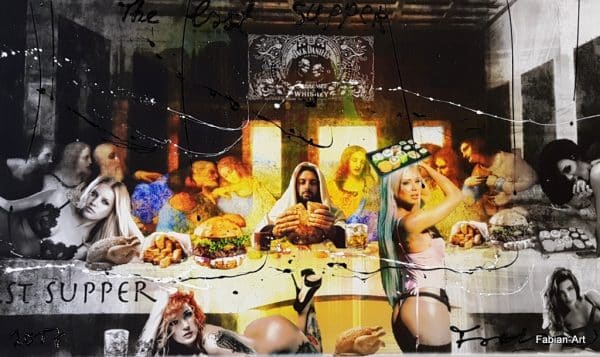 Fabian "Last supper" 160x90x3cm