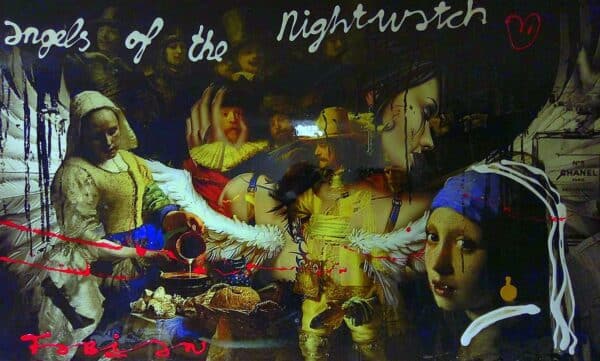 Fabian"Angels of the Nightwatch" 200x120x4,5cm Epoxy