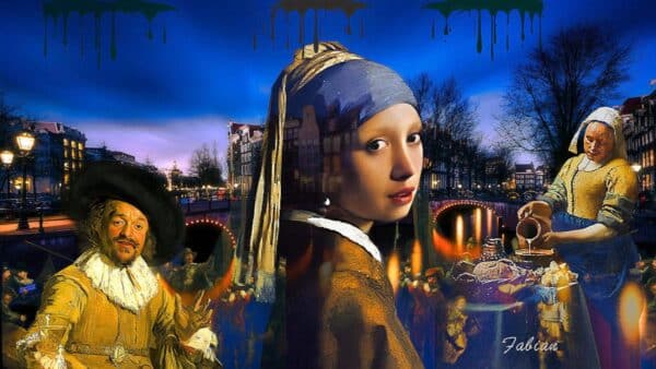 Fabian "Icons of Vermeer" 160x90x3cm